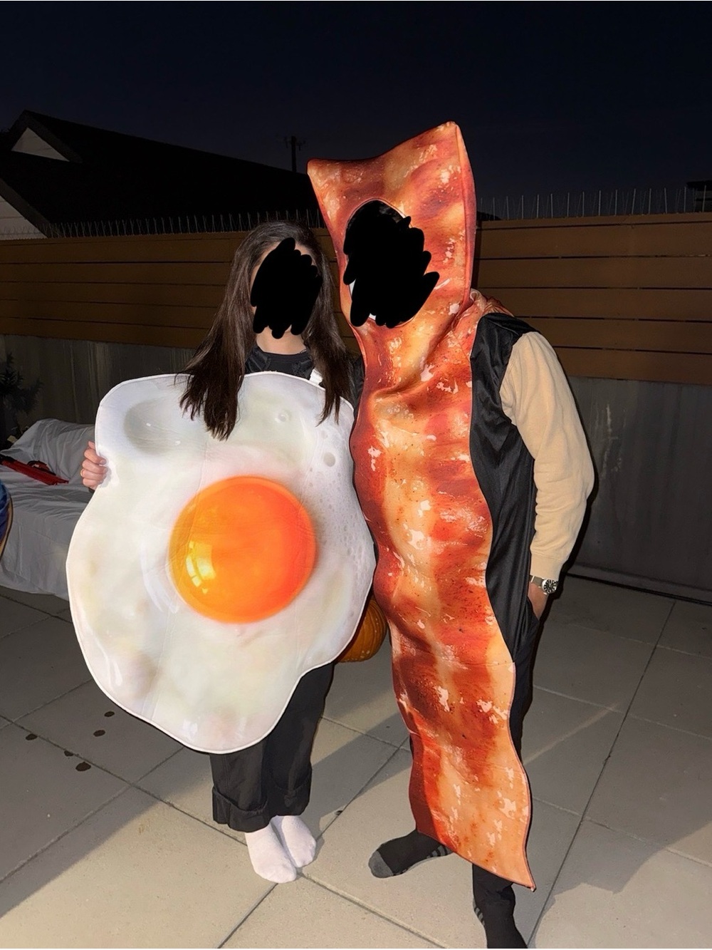 Eggs and bacon Halloween costume